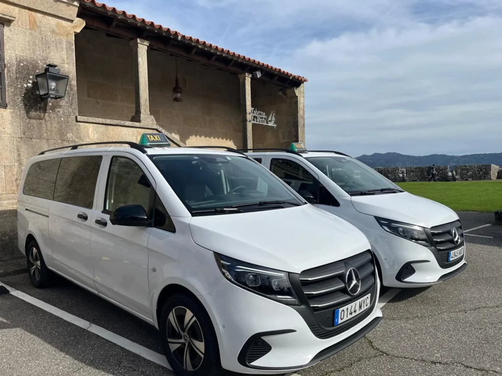 flota de taxis en Galicia y Portugal