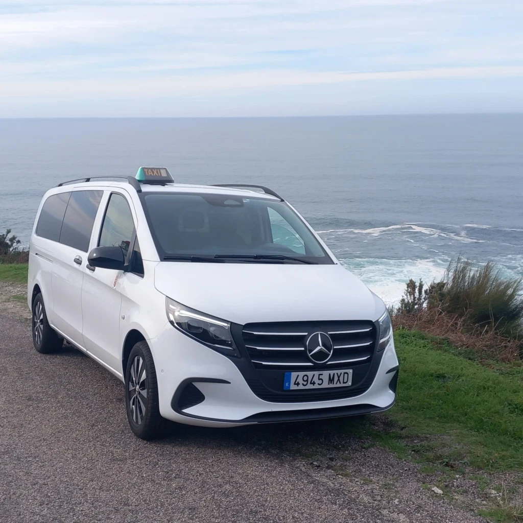 Taxi mercedes galicia in cabo silleiro tours in galicia